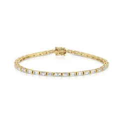 Discount BAGUETTE DIAMOND BRACELET Diamond Link