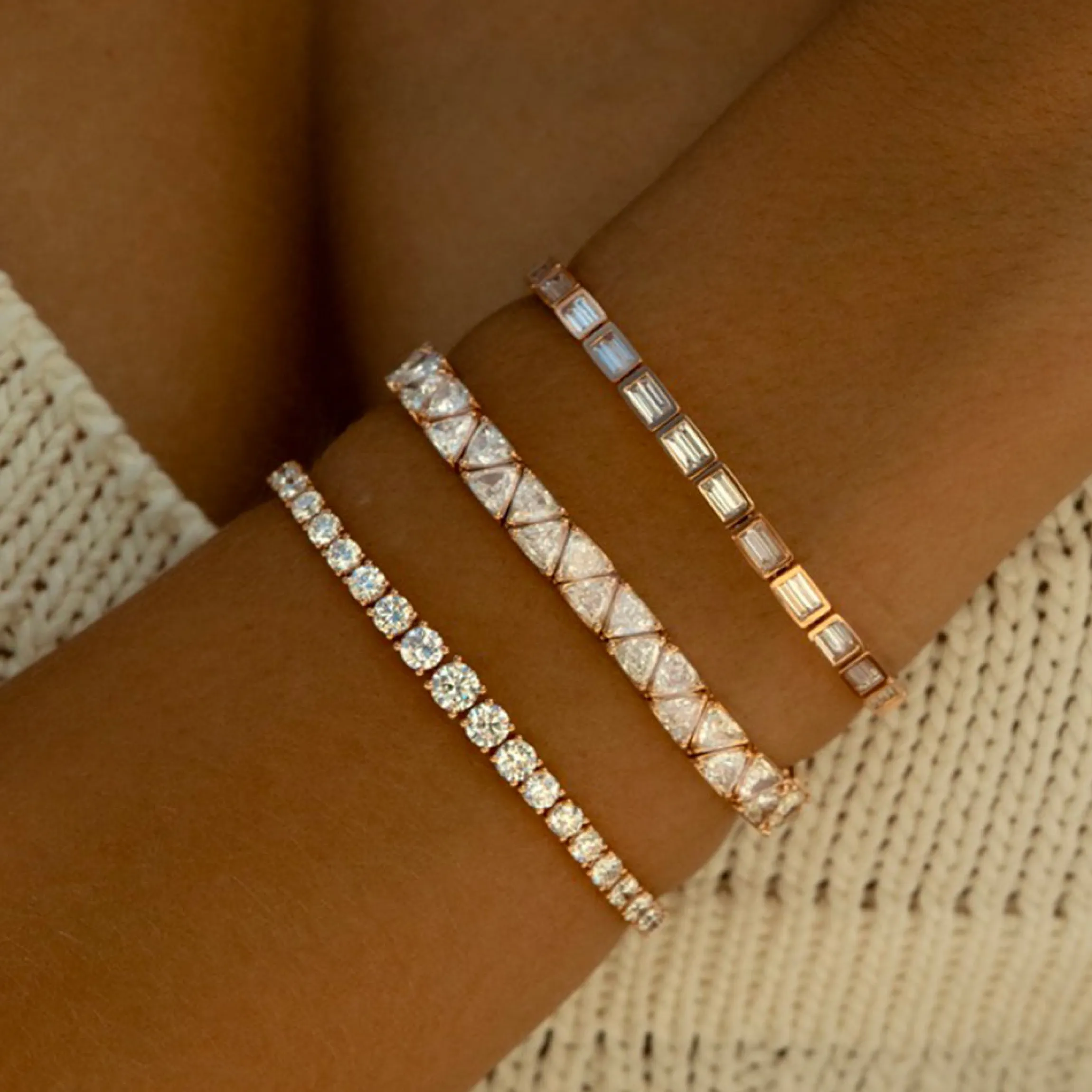 Outlet BAGUETTE DIAMOND BUNNY BRACELET Diamond Link