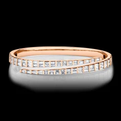 Clearance BAGUETTE DIAMOND COIL BRACELET Bangles