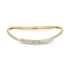 Sale BAGUETTE DIAMOND COIL CHOKER Chokers