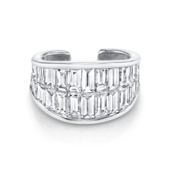 Hot BAGUETTE DIAMOND GALAXY EAR CUFF Ear Cuffs