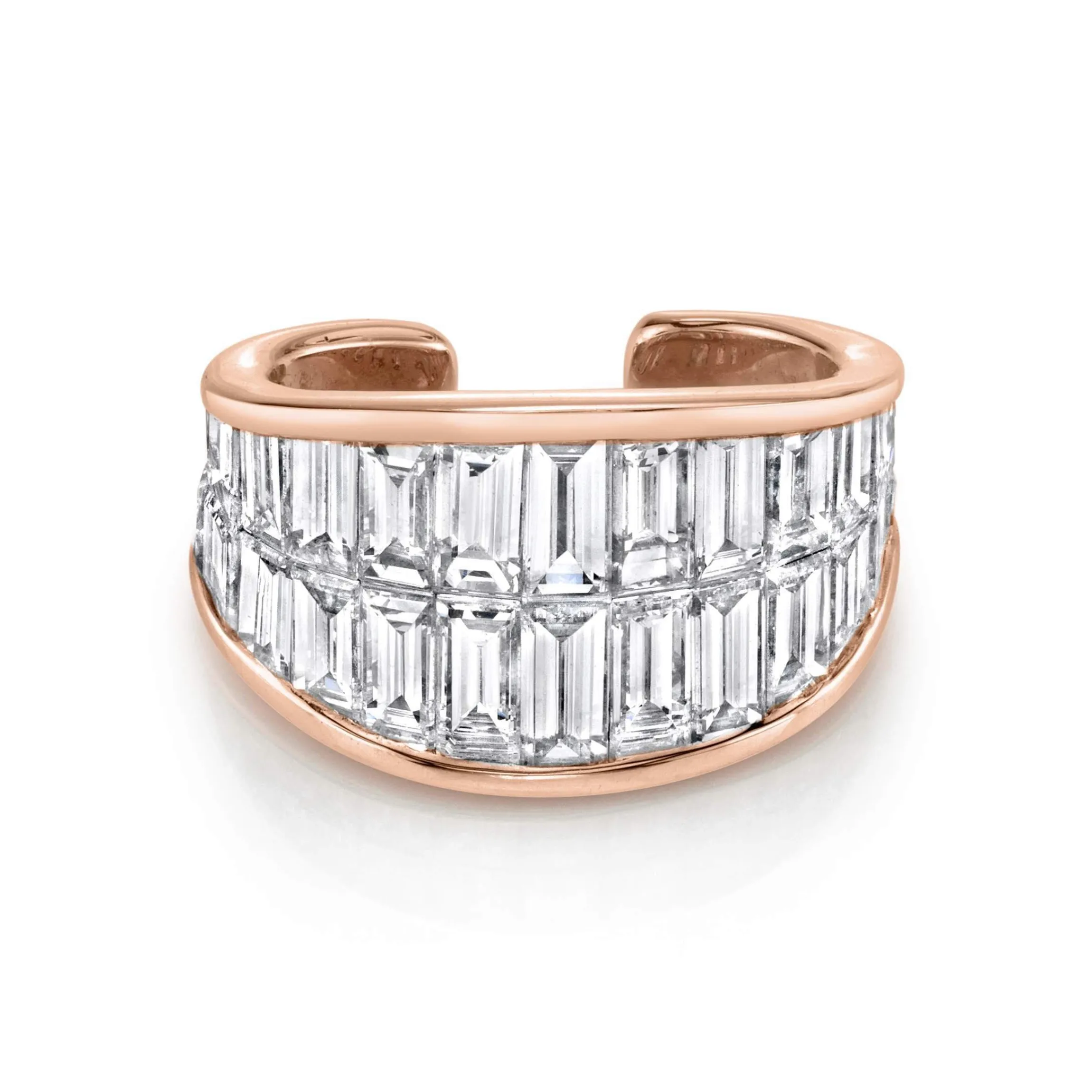 Hot BAGUETTE DIAMOND GALAXY EAR CUFF Ear Cuffs