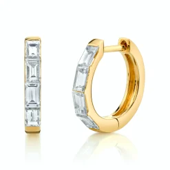 New BAGUETTE DIAMOND HUGGIES Huggies