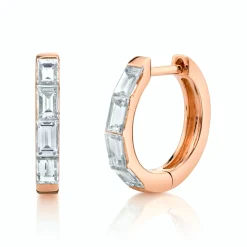 New BAGUETTE DIAMOND HUGGIES Huggies