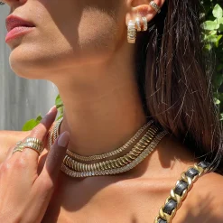 Online BAGUETTE DIAMOND ZOE CHOKER Chokers