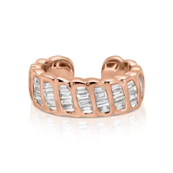 Best Sale BAGUETTE DIAMOND ZOE EAR CUFF Ear Cuffs