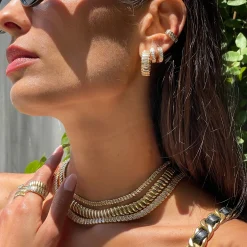 Best Sale BAGUETTE DIAMOND ZOE EAR CUFF Ear Cuffs