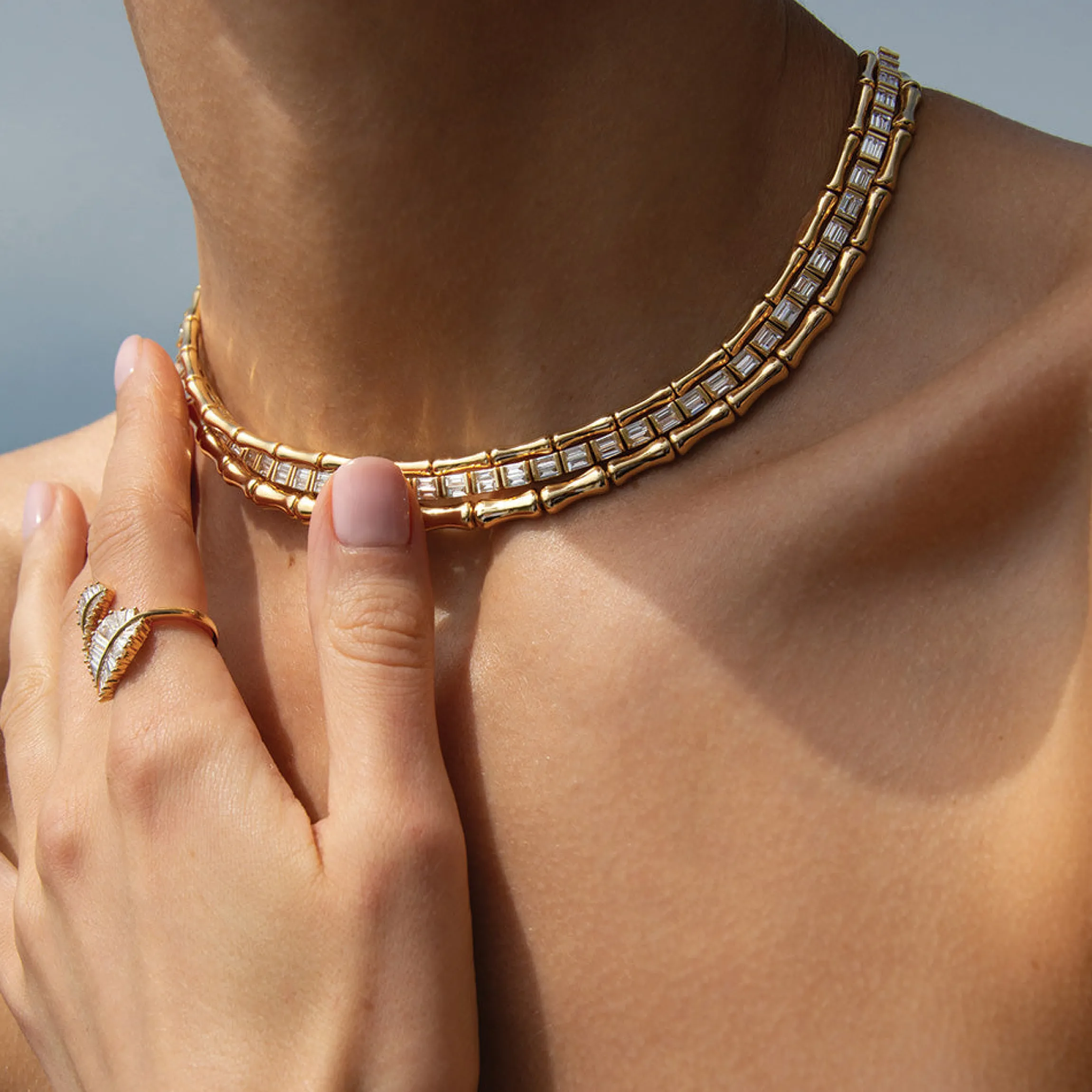 Discount BAMBOO CHOKER Chokers