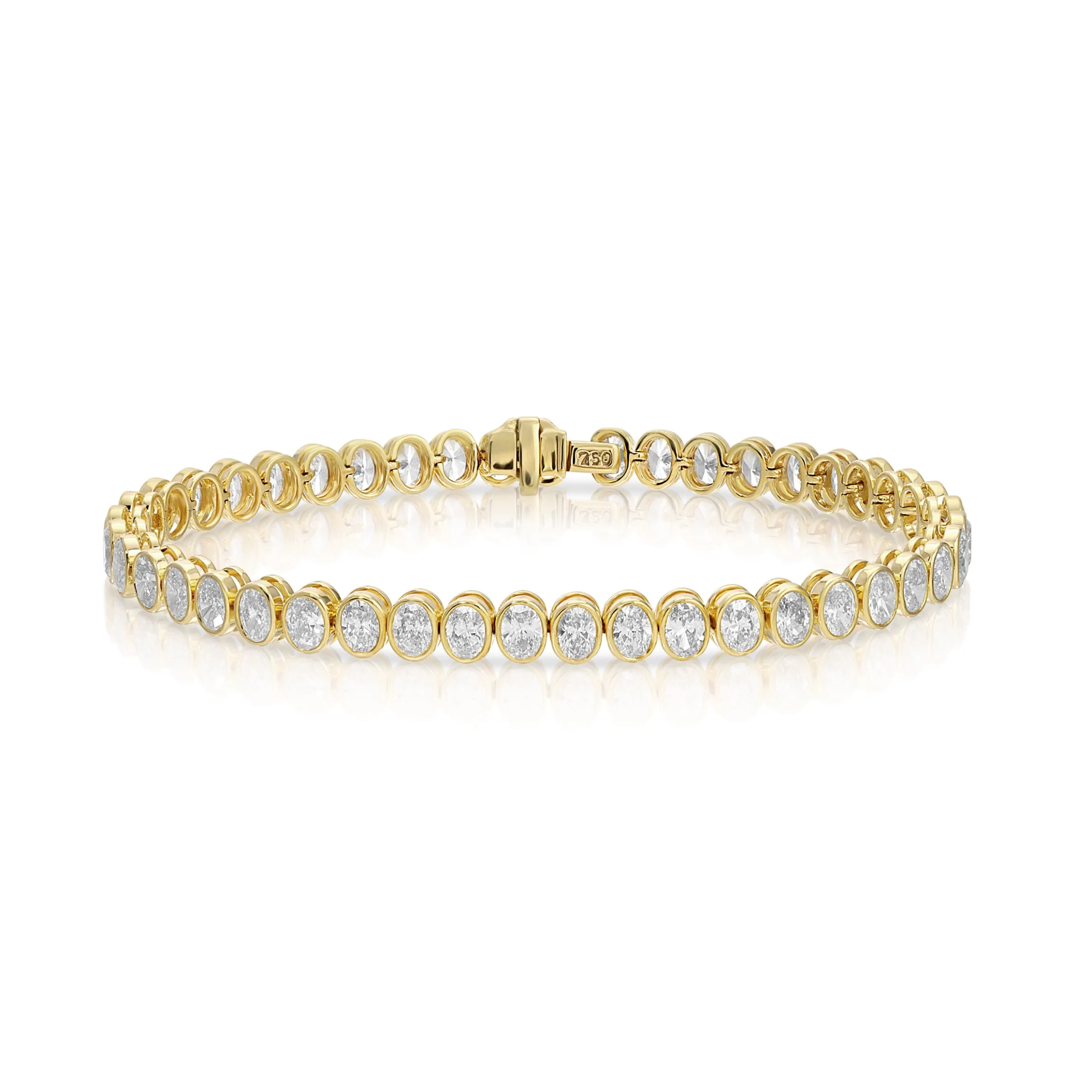Flash Sale BEZEL OVAL DIAMOND BRACELET Diamond Link