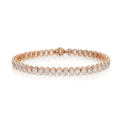 Flash Sale BEZEL OVAL DIAMOND BRACELET Diamond Link