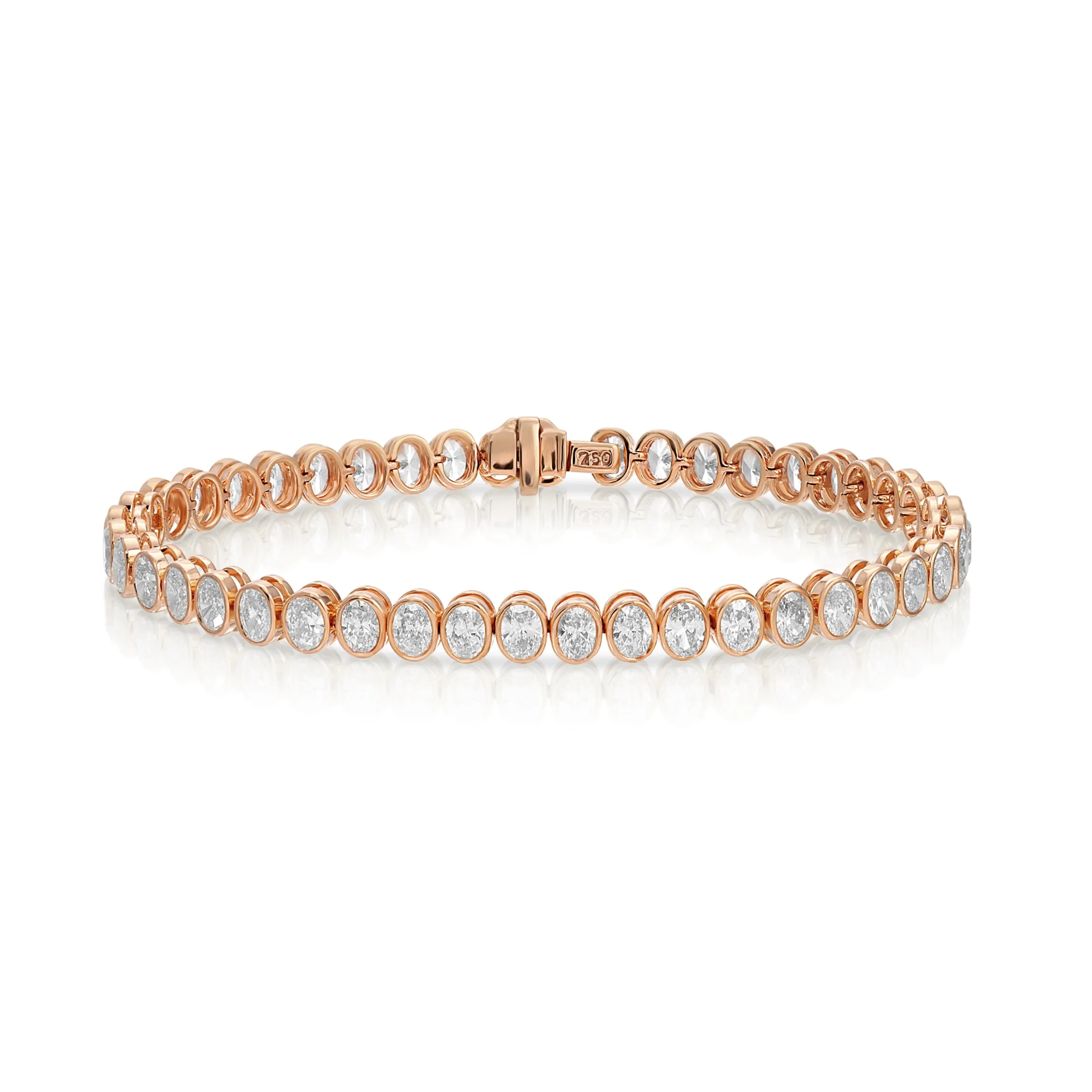 Flash Sale BEZEL OVAL DIAMOND BRACELET Diamond Link