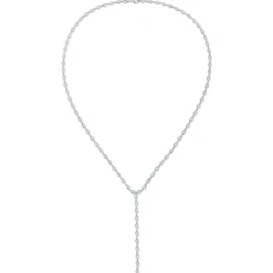 Fashion BEZELED MARQUISE DIAMOND LARIAT Lariats