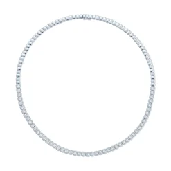 Cheap BEZELED RADIANT CUT DIAMOND CHOKER Chokers