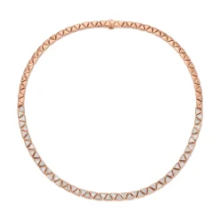 Best Sale BEZELED TRILLION DIAMOND CHOKER Chokers