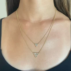 Best BEZELED TRILLION PENDANT Pendants