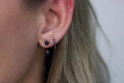 Online BLACK DIAMOND ORBIT EARRING Orbit