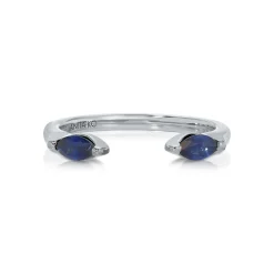 Online BLUE SAPPHIRE MARQUISE ORBIT RING Stacking|Orbit