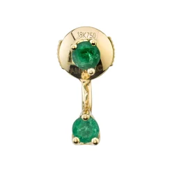 Hot CLASSIC EMERALD ORBIT EARRING Orbit