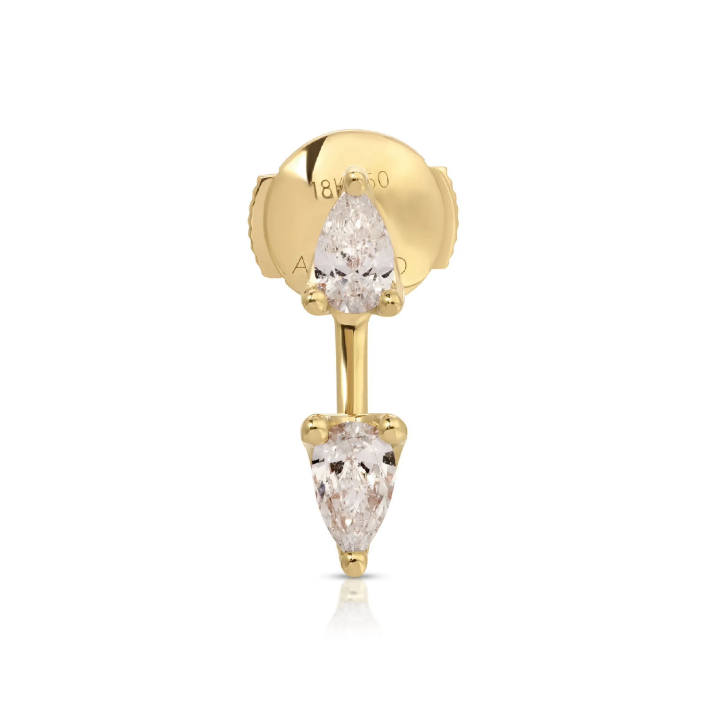 Outlet CLASSIC PEAR DIAMOND ORBIT EARRING Orbit