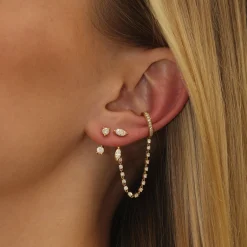 Clearance CLASSIC ROUND DIAMOND ORBIT EARRING Orbit