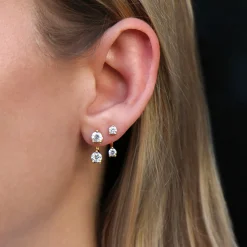 Clearance CLASSIC ROUND DIAMOND ORBIT EARRING Orbit