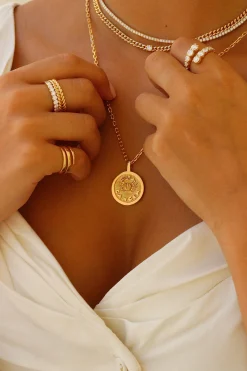 New CLASSIC ZODIAC COIN PENDANT Pendants|Zodiac Coins