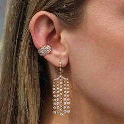 Clearance DIAMOND CHANDELIER EARRINGS Long