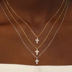 Outlet DIAMOND CROSS NECKLACE Pendants