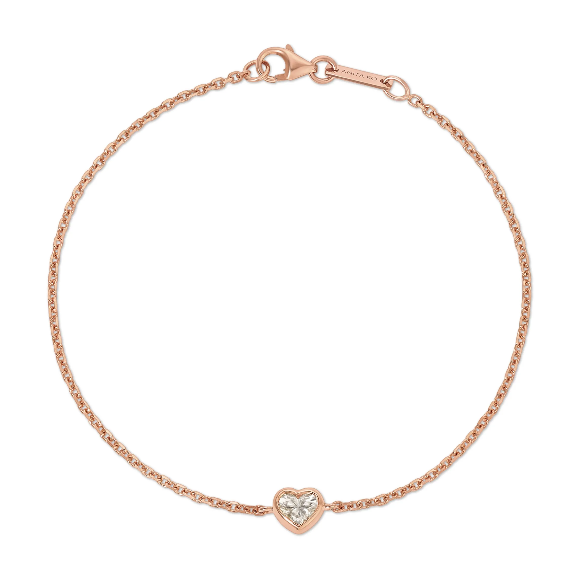 Outlet DIAMOND HEART CHAIN BRACELET Chain Link