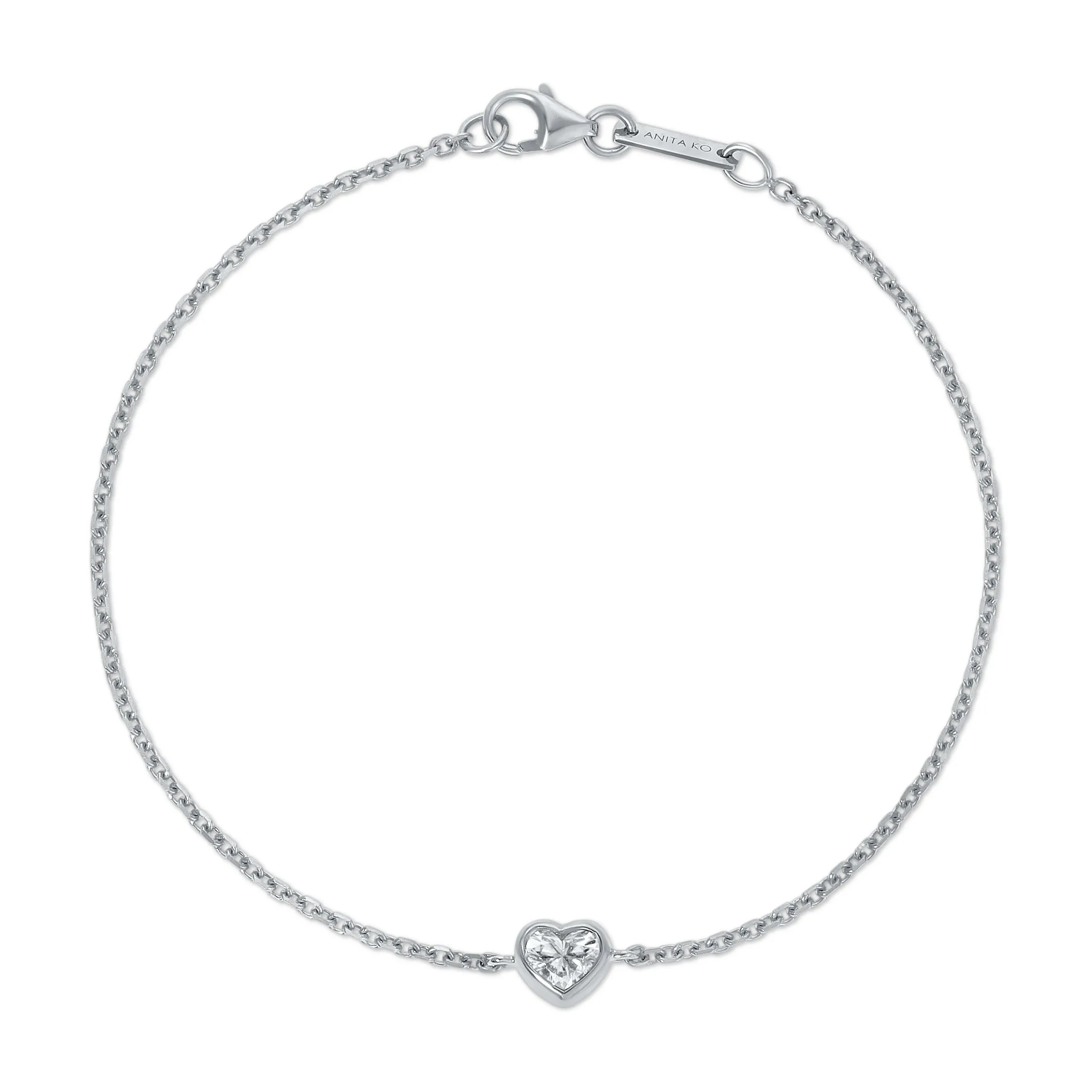 Outlet DIAMOND HEART CHAIN BRACELET Chain Link