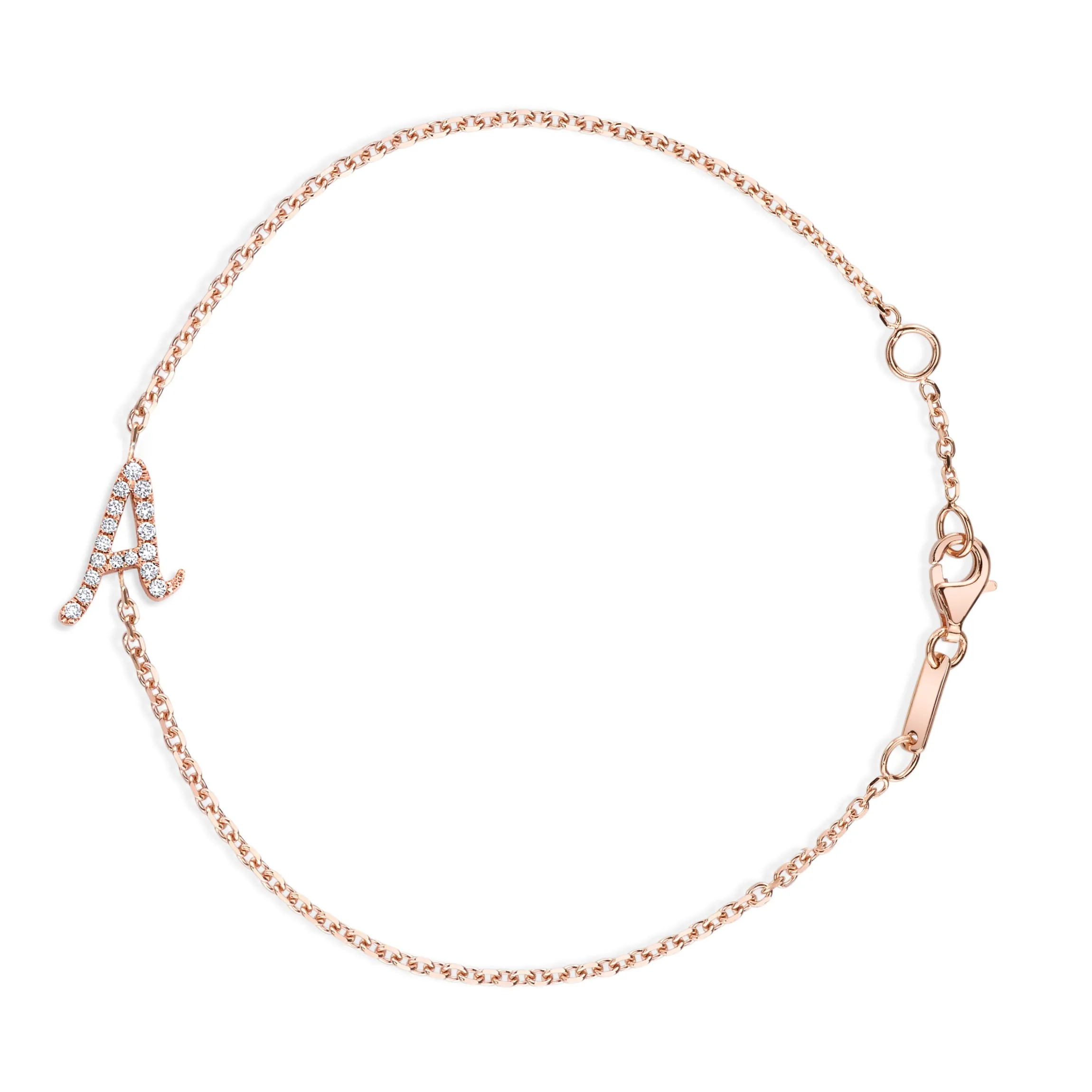 Flash Sale DIAMOND INITIAL BRACELET Diamond Initial