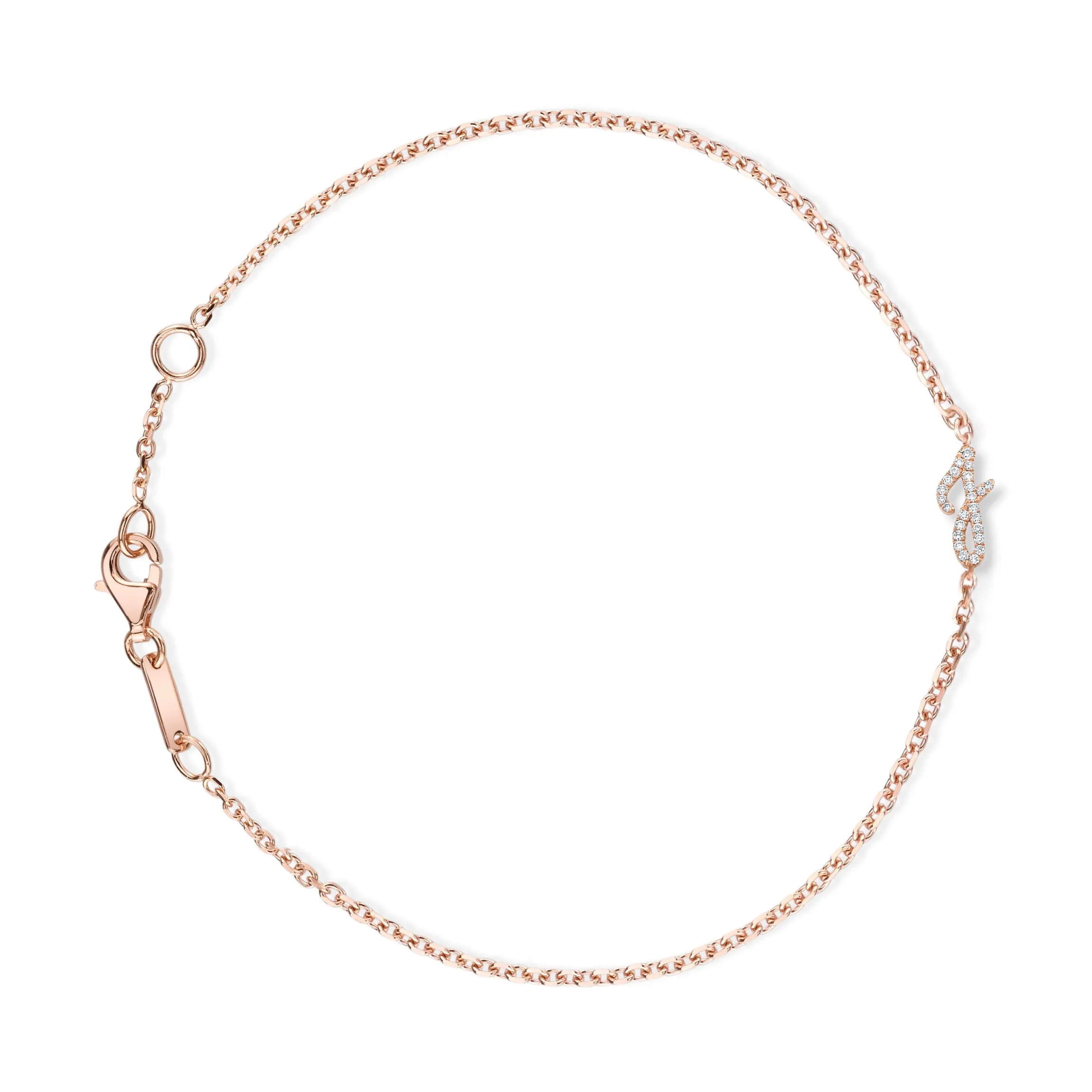 Flash Sale DIAMOND INITIAL BRACELET Diamond Initial