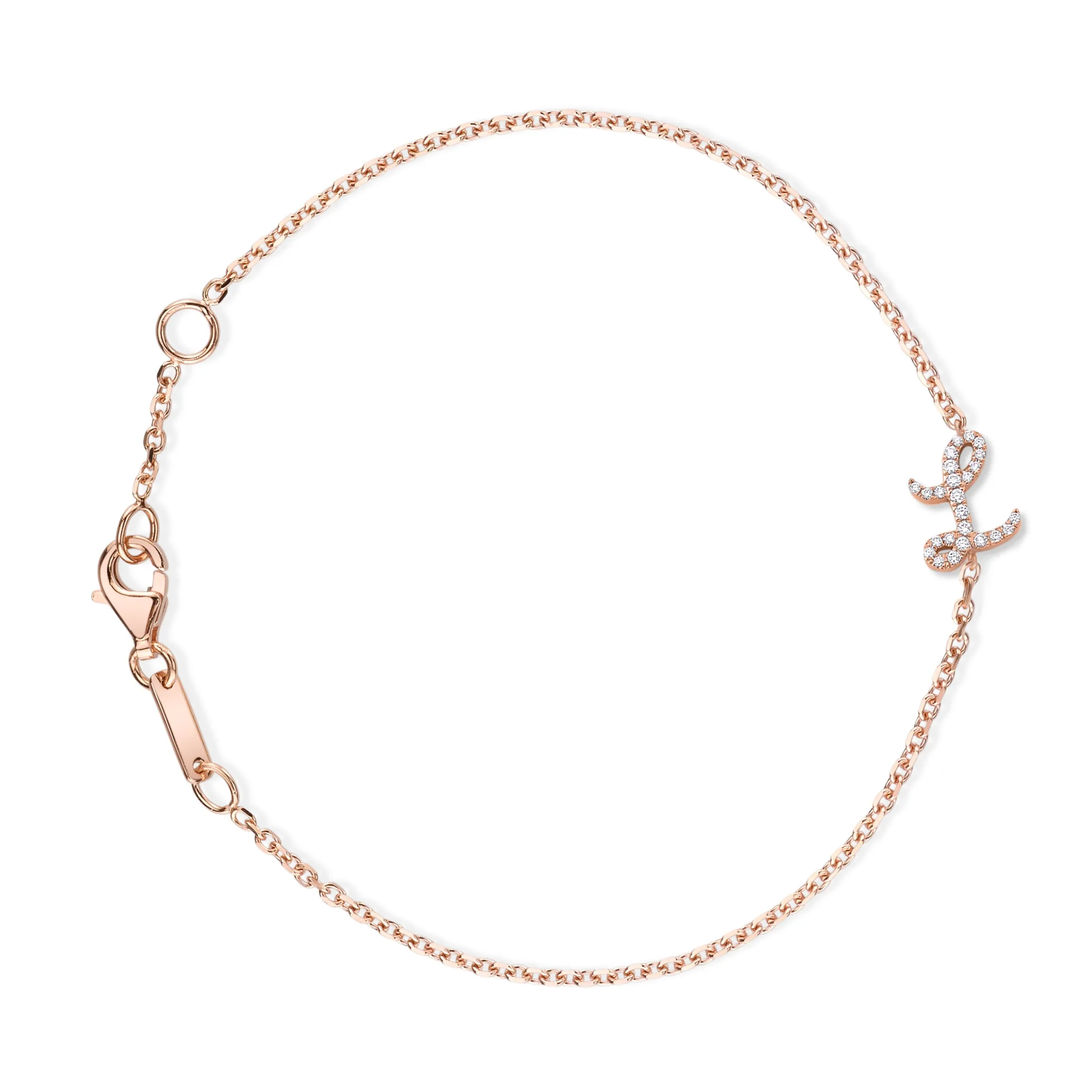 Flash Sale DIAMOND INITIAL BRACELET Diamond Initial
