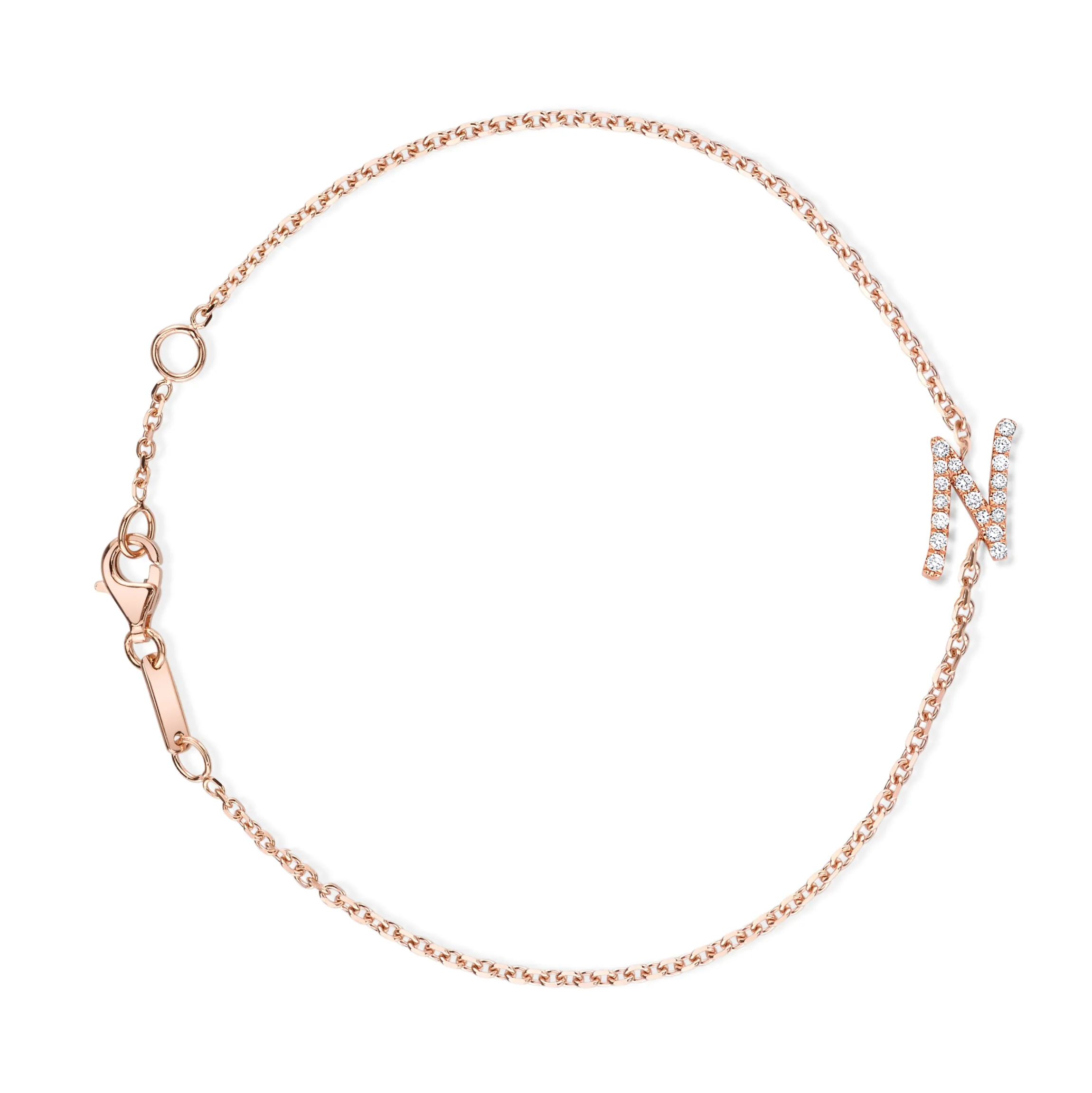Flash Sale DIAMOND INITIAL BRACELET Diamond Initial
