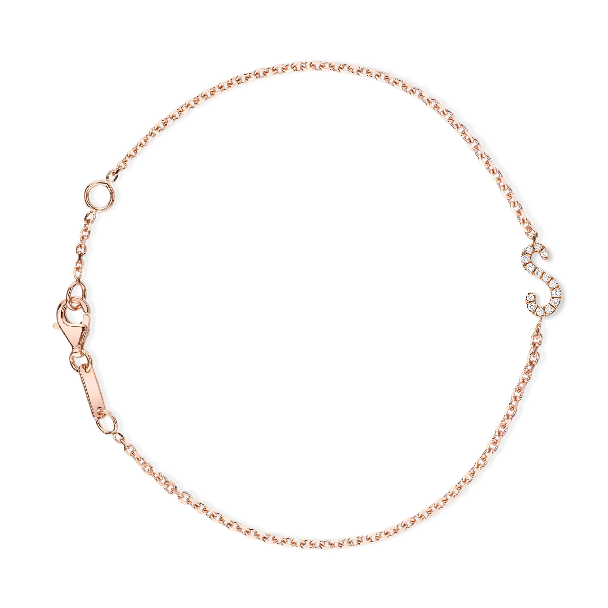 Flash Sale DIAMOND INITIAL BRACELET Diamond Initial