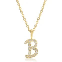 Outlet DIAMOND INITIAL DROP PENDANT Diamond Initial