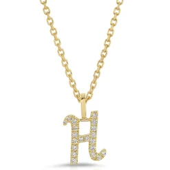 Outlet DIAMOND INITIAL DROP PENDANT Diamond Initial