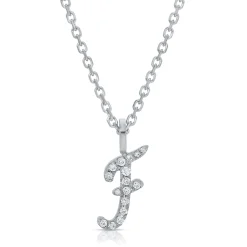 Outlet DIAMOND INITIAL DROP PENDANT Diamond Initial
