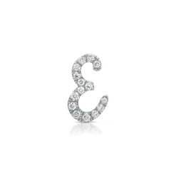 Fashion DIAMOND INITIAL STUD Diamond Initial