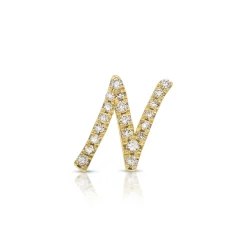 Fashion DIAMOND INITIAL STUD Diamond Initial