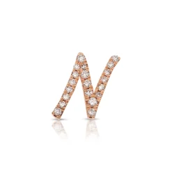 Fashion DIAMOND INITIAL STUD Diamond Initial