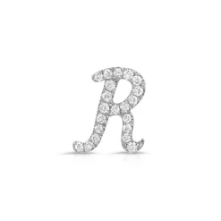 Fashion DIAMOND INITIAL STUD Diamond Initial