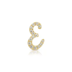 Fashion DIAMOND INITIAL STUD Diamond Initial