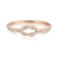 Cheap DIAMOND KNOT BRACELET Bangles