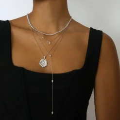 Hot DIAMOND OYSTER AND PEARL NECKLACE Pendants