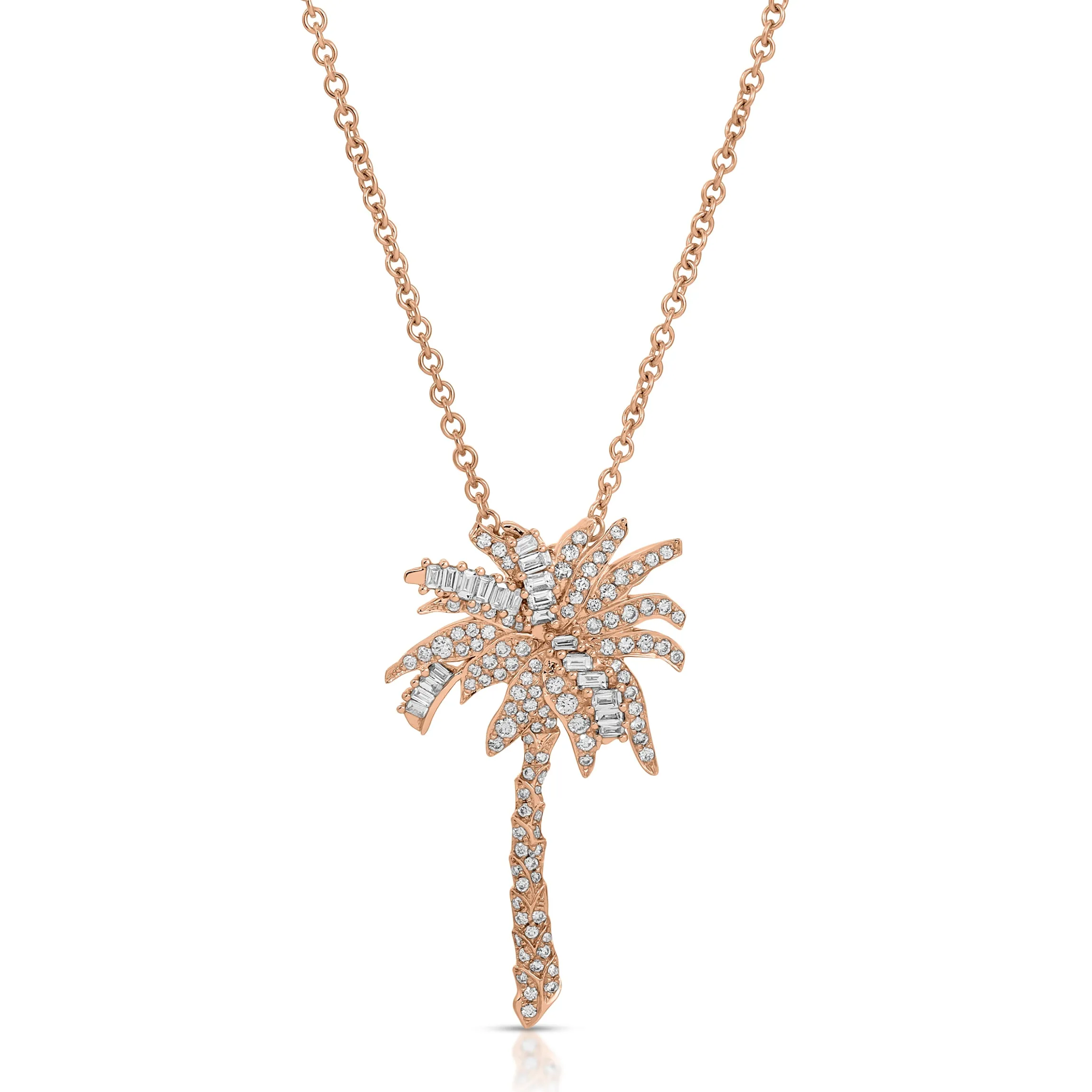 Discount DIAMOND PALM TREE PENDANT Pendants