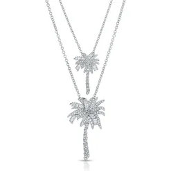 Discount DIAMOND PALM TREE PENDANT Pendants