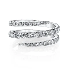 Hot DIAMOND PINKY COIL RING Pinky|Coil