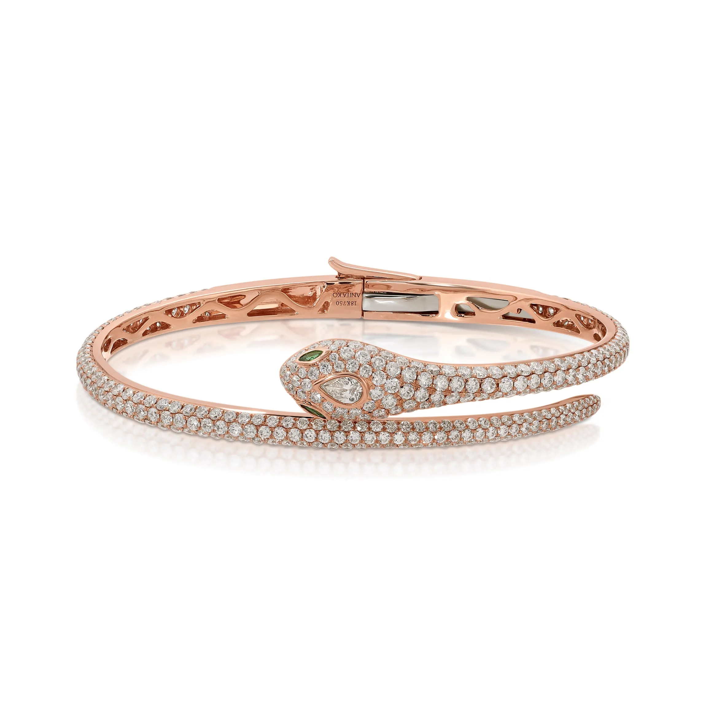 Outlet DIAMOND SNAKE COIL BRACELET Bangles