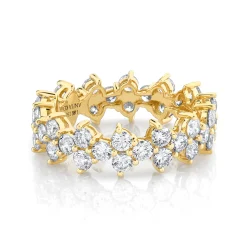 Cheap DIAMOND TRIANGLE ETERNITY BAND Eternity|Stacking